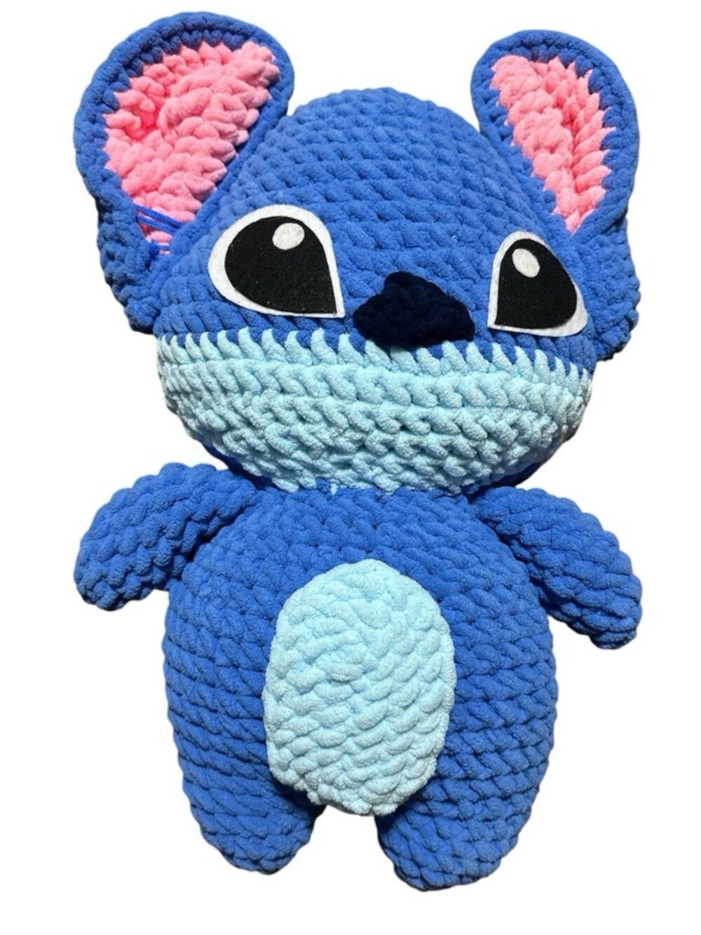 Amigurumi Lilo and Stitch Character Crochet Plush Toy Handmade Large 16 inch